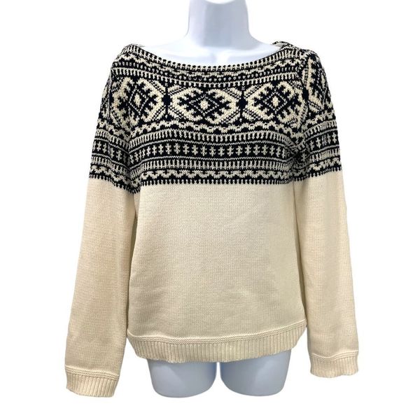 Ralph Lauren Sweaters - Lauren Ralph Lauren Nordic boat neck Fair Isle sweater. Small